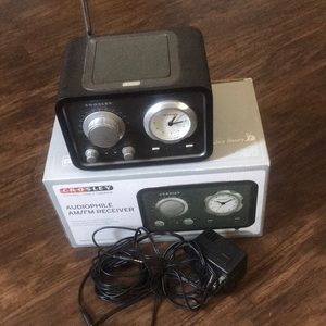 Crowley Duet Tabletop Clock Radio